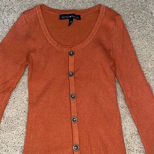 derek heart Three-quarter Length Shirt Size S